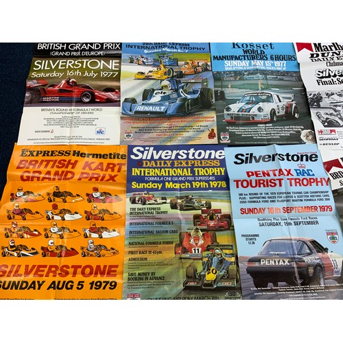 16 - MOTOR RACING POSTERS, SILVERSTONE, 29TH DAILY EXPRESS INTERNATIONAL TROPHY, KOSSETT WORLD MANUFACTUR... 