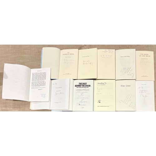 89 - COLLECTION OF 24 SIGNED POETRY BOOKS INC. MATTHEW SWEENEY, GILLIAN CLARKE, HELEN KITSON, ROGER MCGOU... 