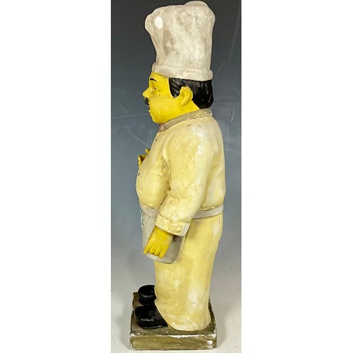 113 - BUTCHER ADVERTISING FIGURE, APPROX. 35cm