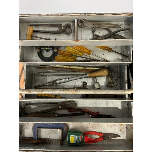 492 - 3 METAL TOOLBOXES & CONTENTS