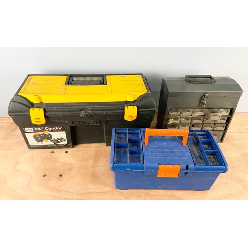 490 - 3 TOOLBOXES & CONTENTS