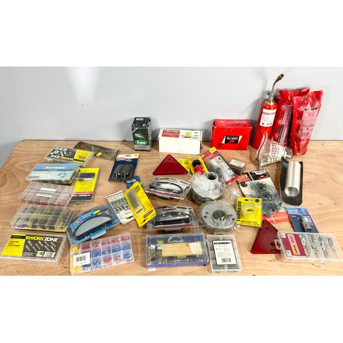 464 - LARGE QUANTITY OF SEALED TOOLS , & FIXINGS ETC