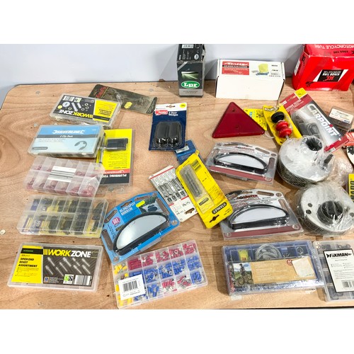 464 - LARGE QUANTITY OF SEALED TOOLS , & FIXINGS ETC