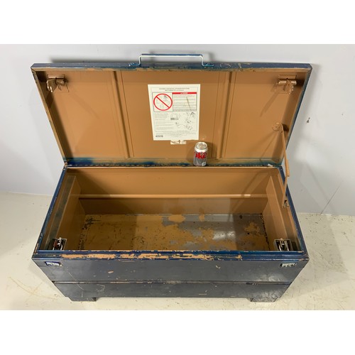 495 - VAN SAFE / TOOL BOX WIDTH 107cm DRILLED LOCKS