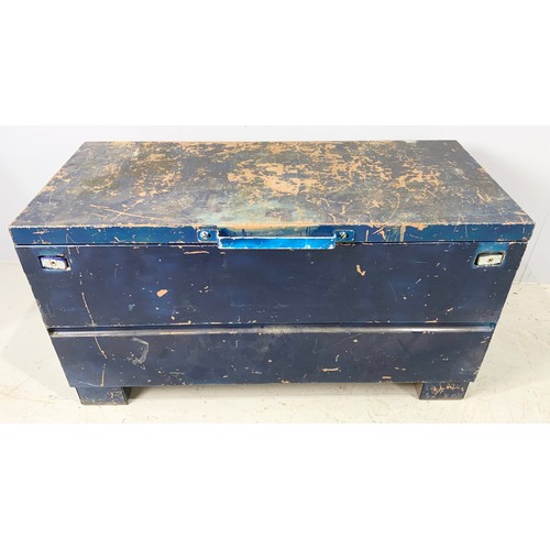 495 - VAN SAFE / TOOL BOX WIDTH 107cm DRILLED LOCKS