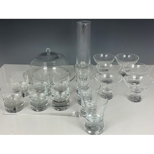 232 - QUANTITY OF MODERN GOOD QUALITY GLASSWARE INC TUMBLERS ETC