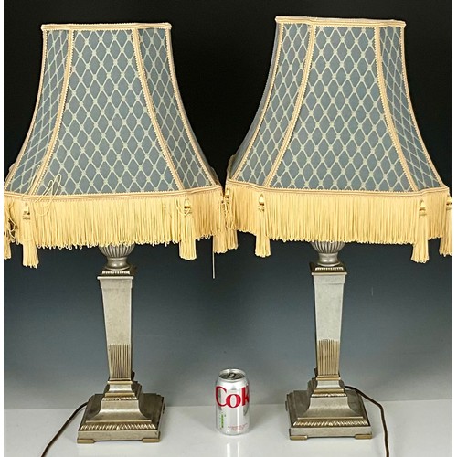 263 - PAIR OF LARGE BERMAN TABLE LAMPS