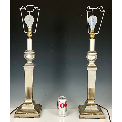 263 - PAIR OF LARGE BERMAN TABLE LAMPS