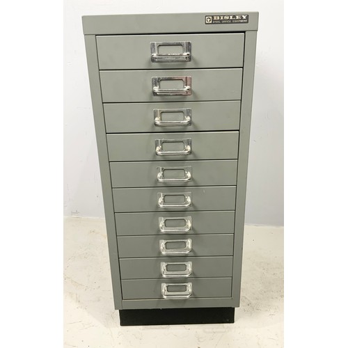 523 - BISLEY  10 DRAWER CABINET 67cm TALL