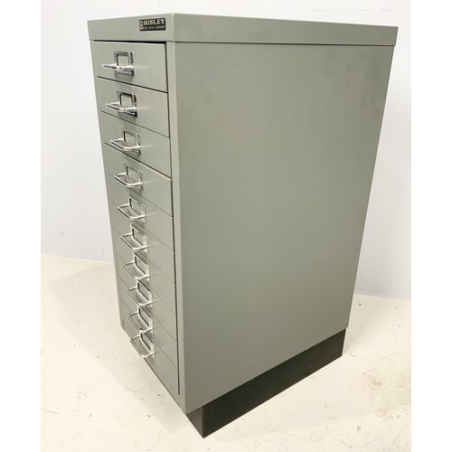 523 - BISLEY  10 DRAWER CABINET 67cm TALL