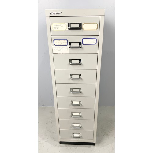 521 - BISLEY 9 DRAWER  CABINET 94cm TALL