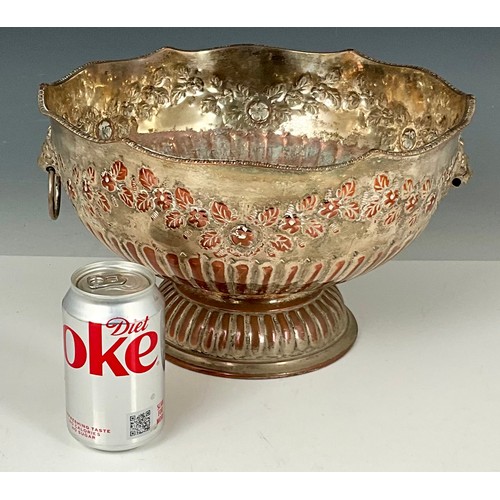 294 - LARGE PLATED PUNCH BOWL