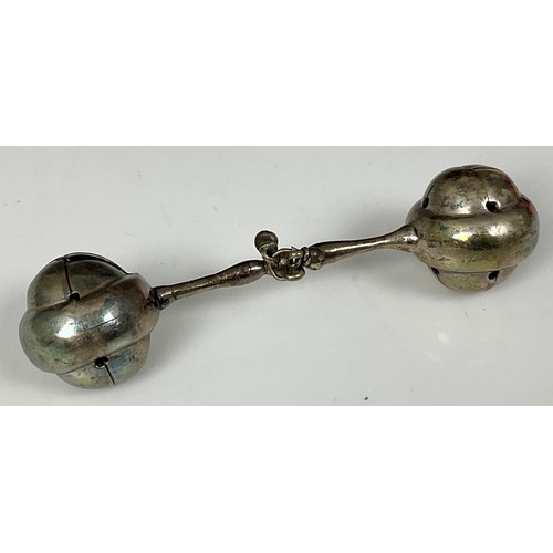 289 - SILVER PLATED BABY’S RATTLE