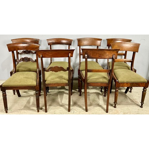 693 - FOUR PLUS FOUR REGENCY STYLE DINING CHAIRS