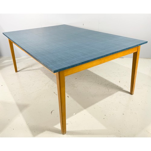 556 - LARGE KITCHEN / WORK TABLE  WITH VINYL TOP 182cm x 122cm