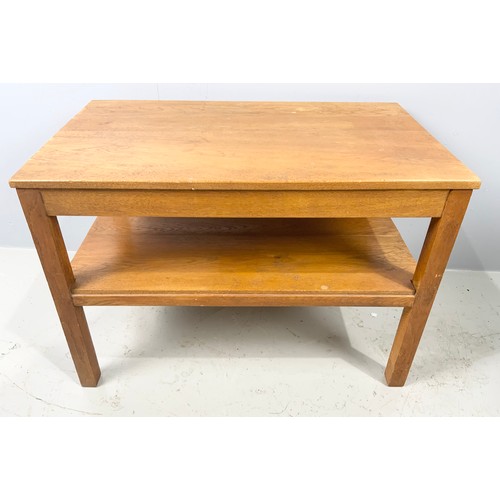 558 - OAK OCCASIONAL TABLE AND ONE OTHER