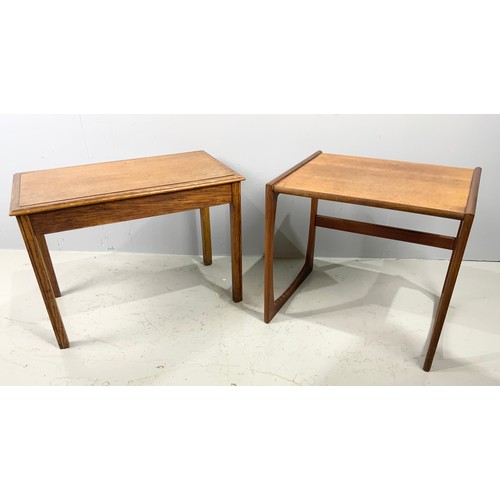 559 - LATE CENTURY TABLE WITH A OCCASIONAL TABLE