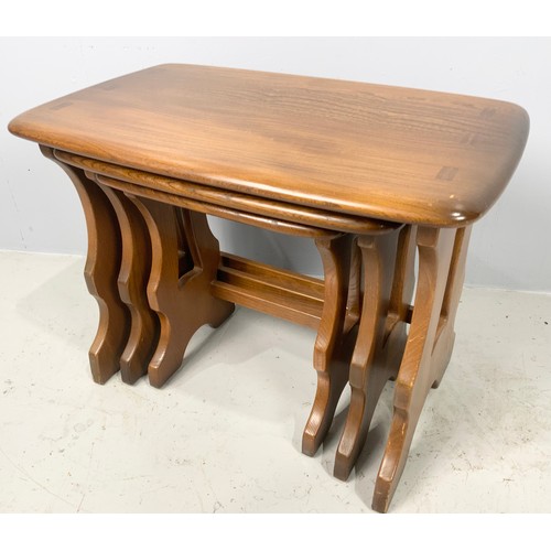 647 - ERCOL NEST OF 3 OCCASSIONAL TABLES