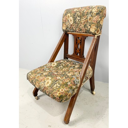 704 - UPHOLSTERED  BEDROOM CHAIR