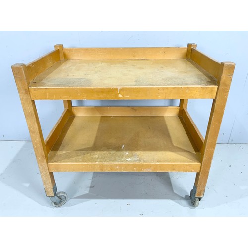 570 - LOCKHART INDUSTRIAL / WORK TROLLEY 89cm x 58cm