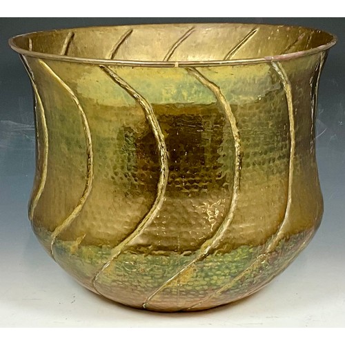 316 - LARGE BRASS VESSEL. Approx. 40cm H x 49cm Dia.