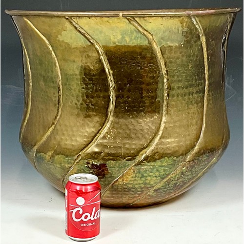 316 - LARGE BRASS VESSEL. Approx. 40cm H x 49cm Dia.