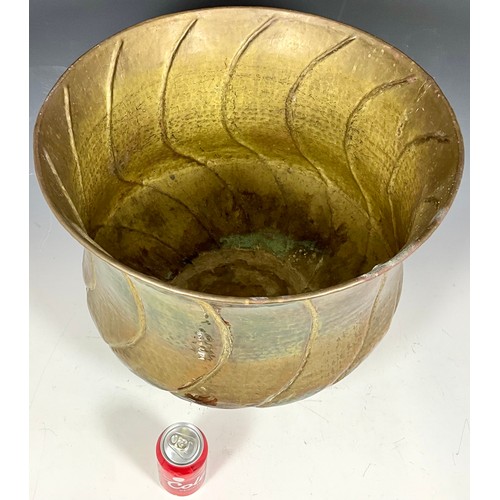 316 - LARGE BRASS VESSEL. Approx. 40cm H x 49cm Dia.