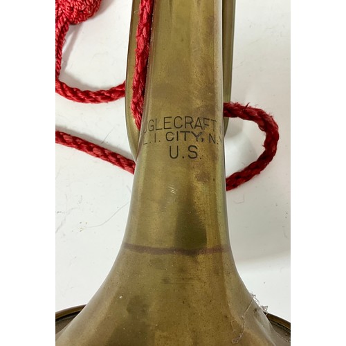 420 - BRASS TRUMPET AND BUGLE