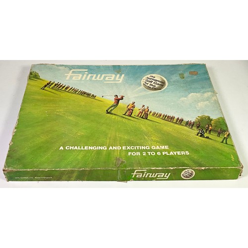 427 - VINTAGE FAIRWAY GOLF BOARD GAME, THOMAS ELECTRICAL LAB 3, ELECTRONICS / SCIENCE LEARNING KIT, TRACK ... 