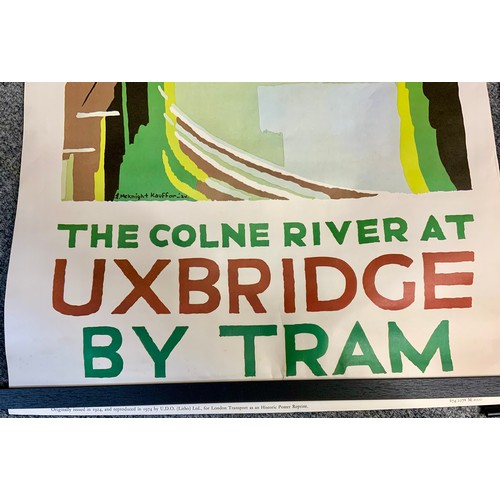 227 - LONDON TRANSPORT POSTERS, THE COLNE RIVER AT UXBRIDGE BY TRAM, THIS IS AN ORIGINALLY ISSUED POSTER I... 