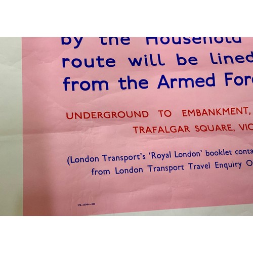 229 - LONDON TRANSPORT POSTER, STATE VISIT OF THE PRESIDENT OF ROMANIA, TUESDAY 13 JUNE  [1978], PRESIDENT... 