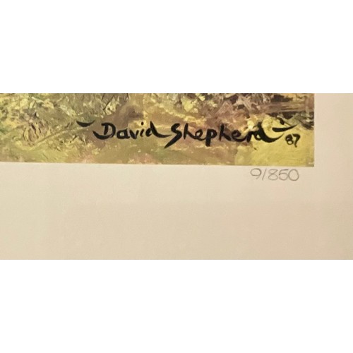 65 - DAVID SHEPHERD LIMITED EDITION PRINT – OLD CHARLIE #9/850 WITH PENCIL SIGNATURE. Approx. 59 x 37cm. ... 