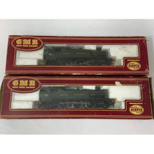 318 - GWR TANK COLLECTION, COMPRISING 5 LOCOMOTIVES ALL BOXED, DAPOL AUTO TANK 0-4-2 1420, AIRFIX GMR 2-6-... 