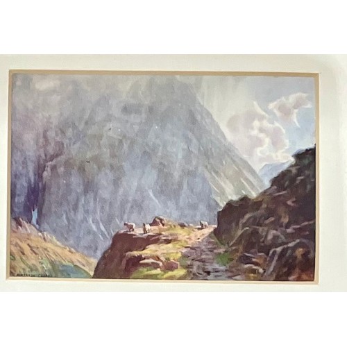 79 - TWO FRAMED FRANK PATON PRINTS T/W AN ALFRED HEATON COOPER PRINT ‘STYHEAD PASS’