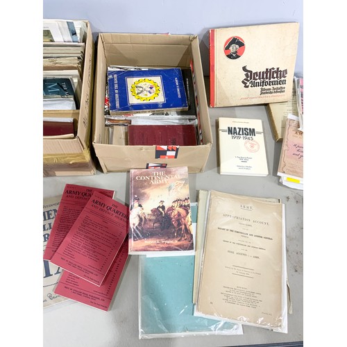 112 - 2 BOXES OF MILITARY EPHEMERA