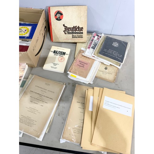 112 - 2 BOXES OF MILITARY EPHEMERA