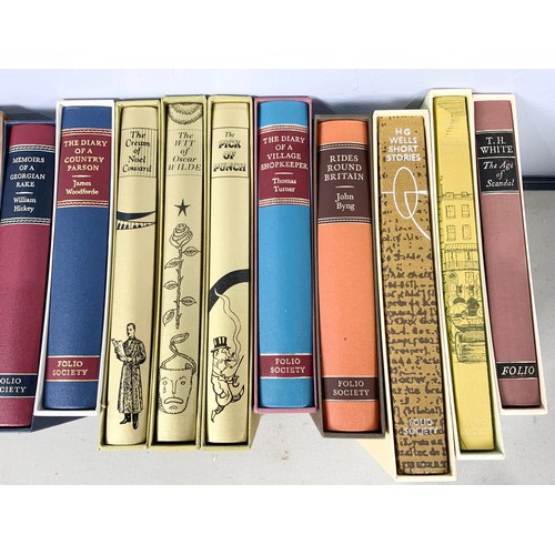 120 - QUANTITY OF FOLIO SOCIETY BOOKS INC 5 BOOKS BY ANTHONY TROLLOPE,  OUR VILLAGE,  THE DIARY OF A COUNT... 