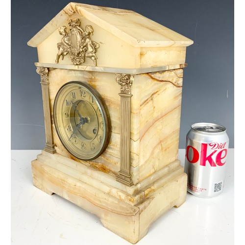 280 - MARBLE MANTEL CLOCK