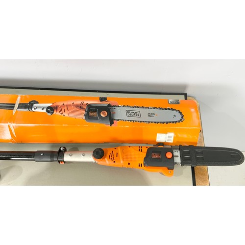 484 - BLACK & DECKER PS7525 800W LONG REACH  HEDGE CUTTER / SAW LOOKS UNUSED