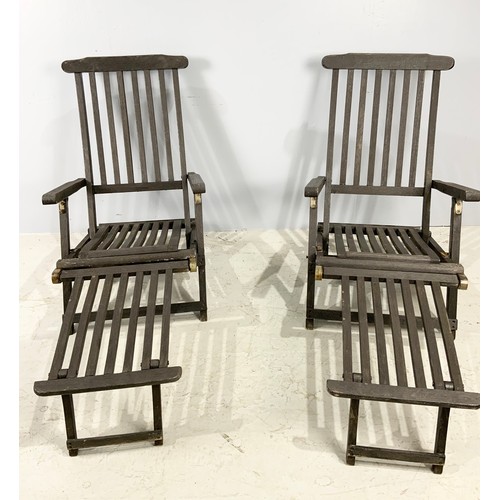 506 - PR. ‘STEAMER’ GARDEN CHAIRS