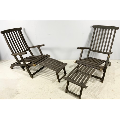 506 - PR. ‘STEAMER’ GARDEN CHAIRS