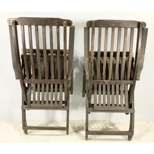 506 - PR. ‘STEAMER’ GARDEN CHAIRS