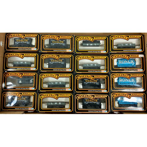 310 - 16 BOXED MAINLINE FREIGHT WAGONS, SOME PRIVATE OWNER INC. RONUK, COALITE, LMS & GWR