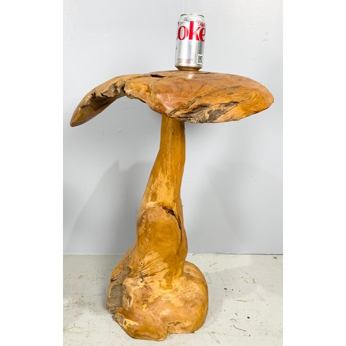 508 - UNUSUAL MANGO / DRIFT WOOD CHAIR & TABLE / MUSHROOM