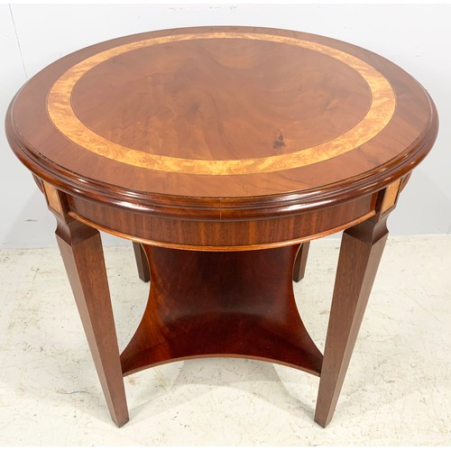 580 - ROUND TOP REPRODUCTION OCCASIONAL TABLE 72cm DIAMETER