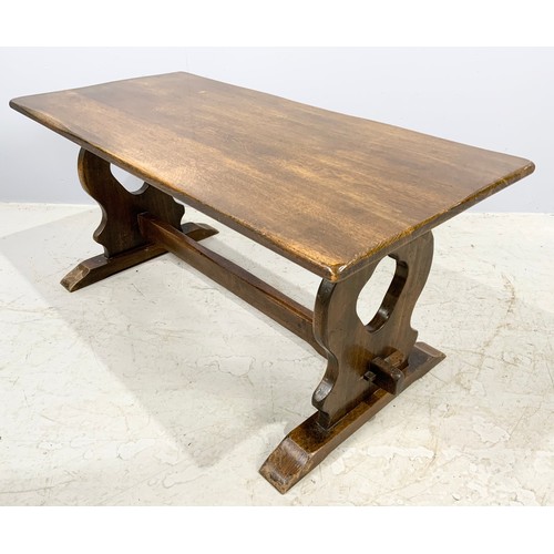 535 - JAYCEE OAK OCCASIONAL TABLE 107cm x 50cm