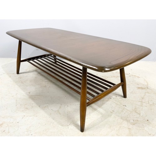 536 - ERCOL COFFEE TABLE 104cm x 46cm