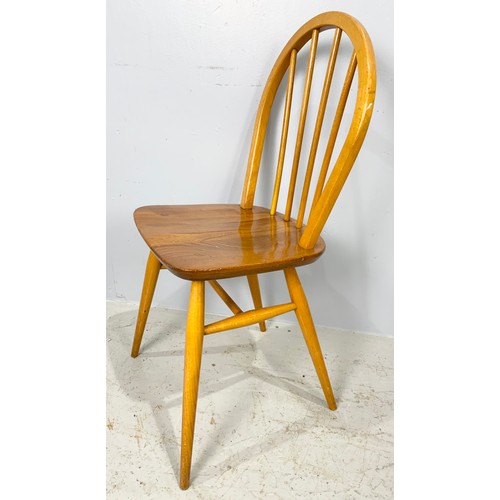 549 - 5 ERCOL STYLE SPINDLE BACK DINING CHAIRS