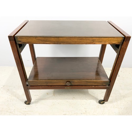 562 - BESWAY METAMORPHIC TEA TROLLEY WIDTH 77cm