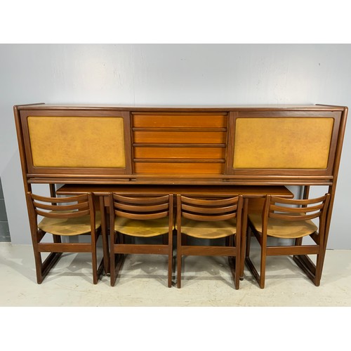 614 - AN UNUSUAL LATE CENTURY COMBINATION SUITE OF FURNITURE BY EON (ELLIOTTS OF NEWBURY) COMPRISING HIGH ... 